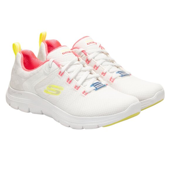 Skechers Women's, Flex Appeal 4.0 - Elegant Ways Sneaker White Multi Size 7.5 - Picture 1 of 14